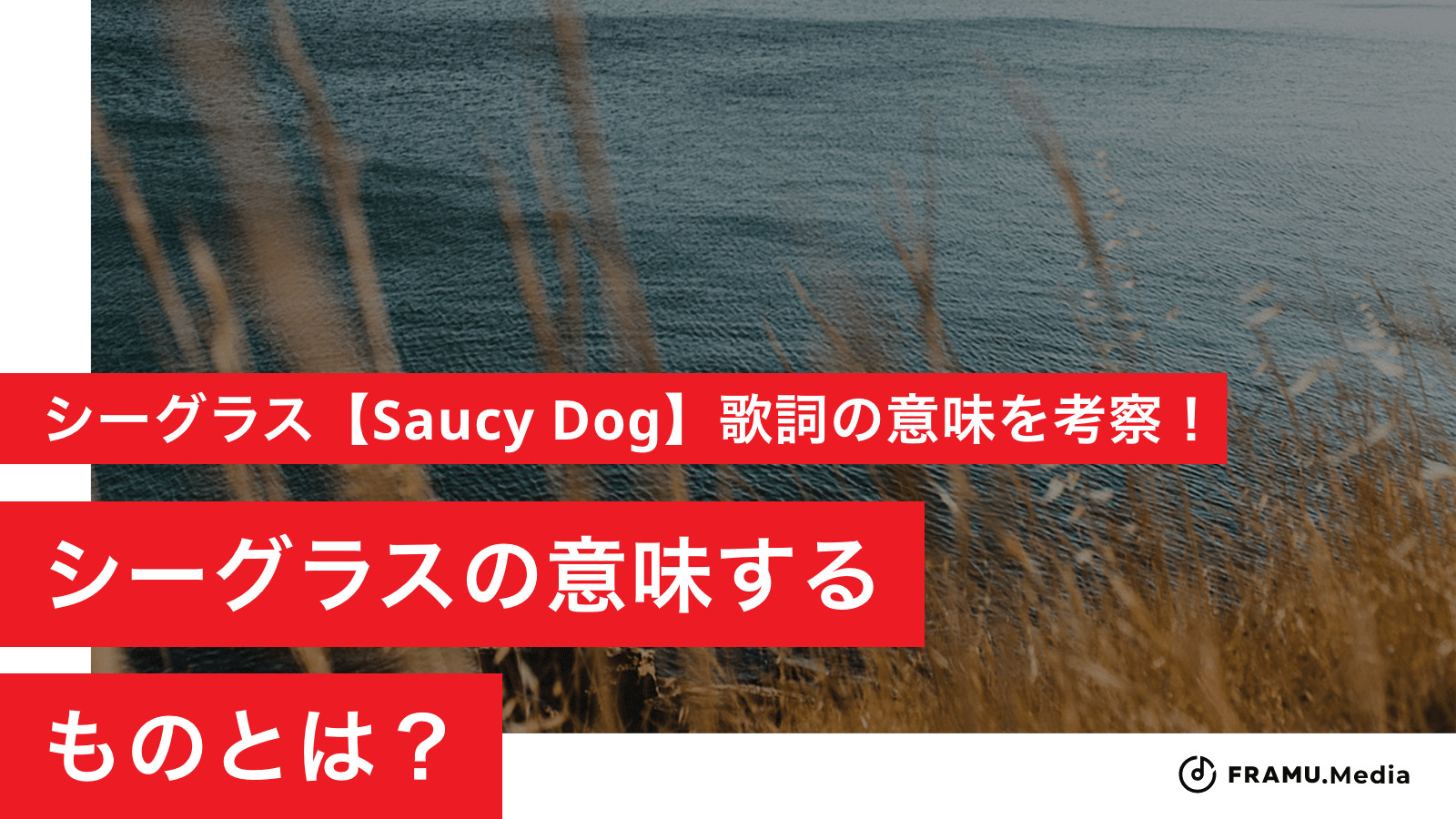 シーグラス【Saucy Dog】歌詞の意味を考察！シーグラスの意味するものとは？ - FRAMU.Media